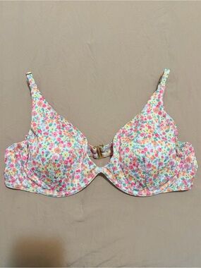 Hollister Women’s Floral Underwire Bikini Top XL